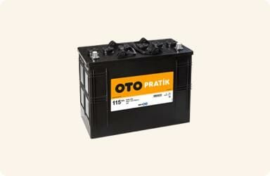 115AH OTOPRATİK AKÜ G-D-Y 344*175*225 mm.