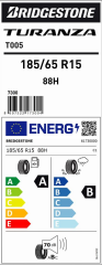 185/65R15 88H Bridgestone Turanza T005