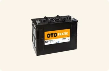 105AH OTOPRATİK AKÜ G-D-Y 344*175*225 mm.