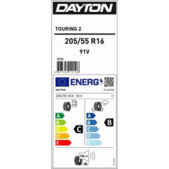 205/55R16 91V  TOURING 2 DAYTON