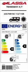 Lassa Transway A/T 225/70R15C 112/110R Ticari Arazi Lastiği (Üretim Yılı 2024)