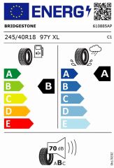 245/40R18 97Y XL TURANZA 6 BRIDGESTONE