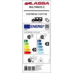 215/75r16C 113/111Q 8 PR MULTIWAYS