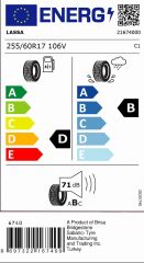 255/60R17 106V Lassa Competus H/P