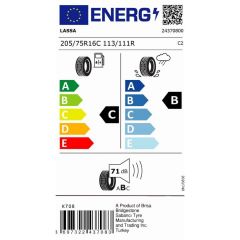 205/75R16C 113/11R Lassa Transway 2