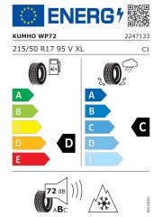 215/50R17 95V XL WINTERCRAFT WP72 KUMHO TAKIM FİYATI