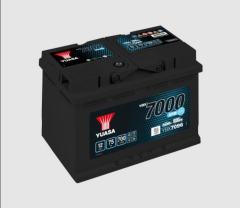 75AH YUASA 7000 EFB START-STOP AKÜ  KISA G-D-Y 278*175*190 mm.
