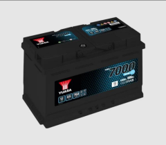 85AH YUASA 7000 EFB START-STOP AKÜ G-D-Y 317*175*190 mm.