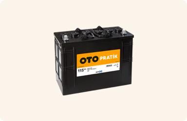 115AH OTOPRATİK AKÜ G-D-Y  344*175*225 mm.