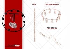 APARATLI KAR ZİNCİR TK. 8MM. 22.5'' SNOWDROP