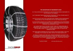 APARATLI KAR ZİNCİR TK. 8MM. 22.5'' SNOWDROP