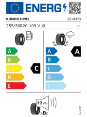 255/50R20 109V XL CRUGEN HP91 KUMHO