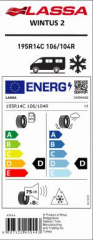 195R14C 106/104R WINTUS2 LASSA