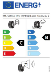 235/65R16C 121/119Q 12PR, TRANSWAYS2 LASSA