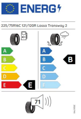 225/75R16C 121/120R  Transway 2 LASSA