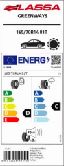 165/70R14 81T GREENWAYS LASSA