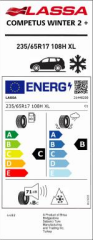 235/65R17 108H XL COMPETUS WINTER 2 LASSA